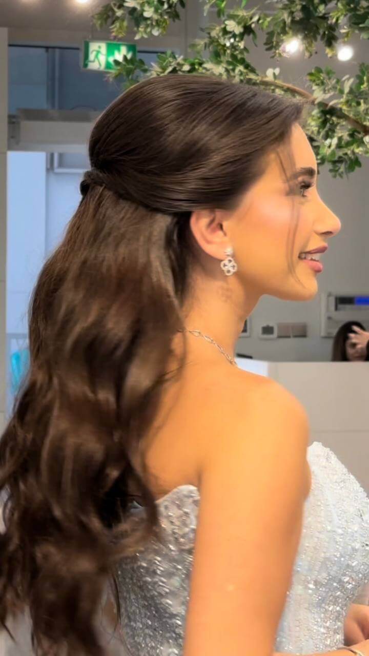 Updo salon service at SALAZA Group