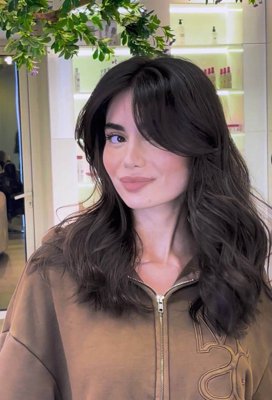Fringe and bangs styling at SALAZA